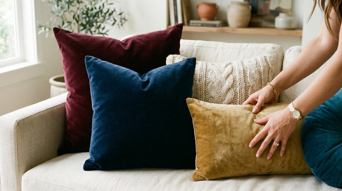 How to Style Throw Pillows, the Designer Way