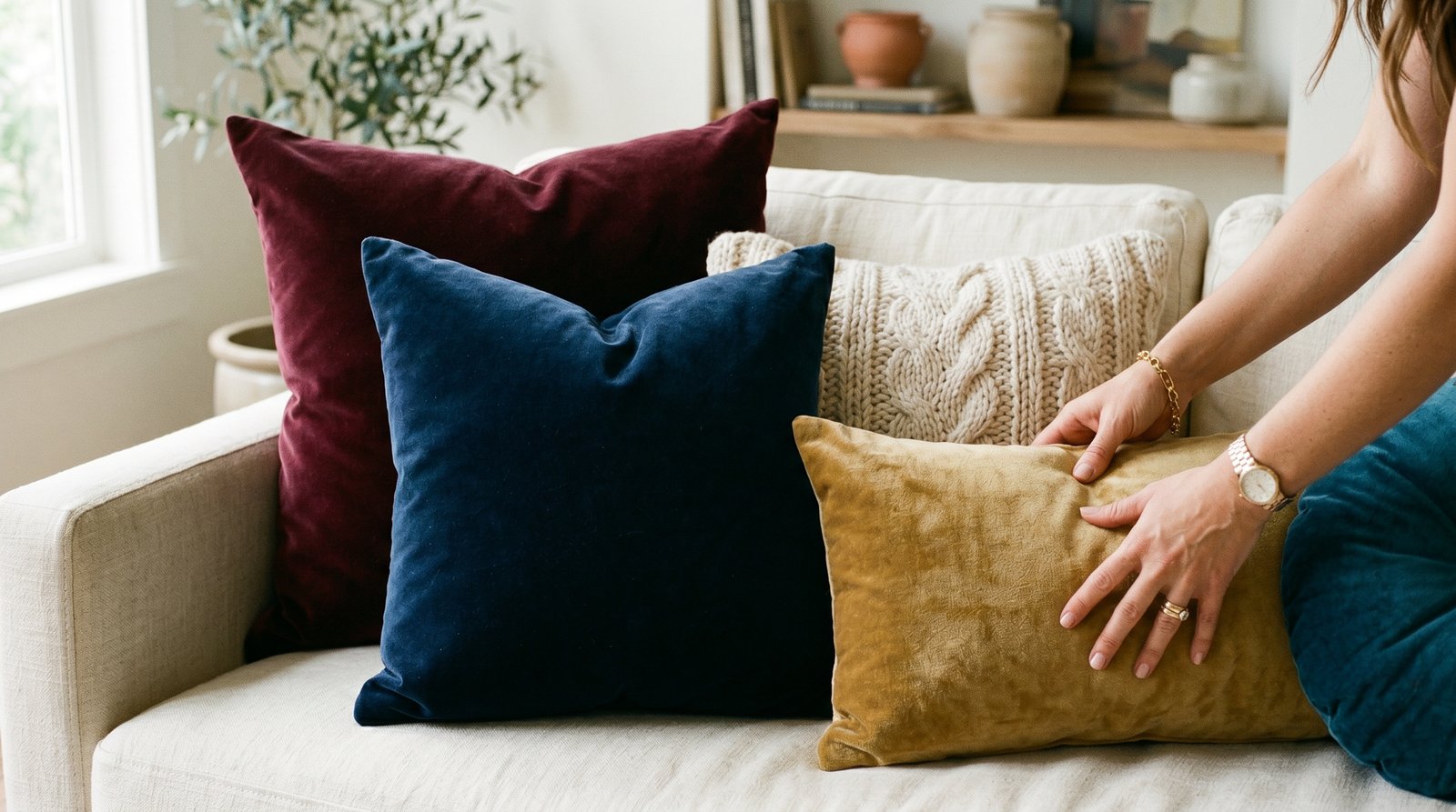 How to Style Throw Pillows, the Designer Way