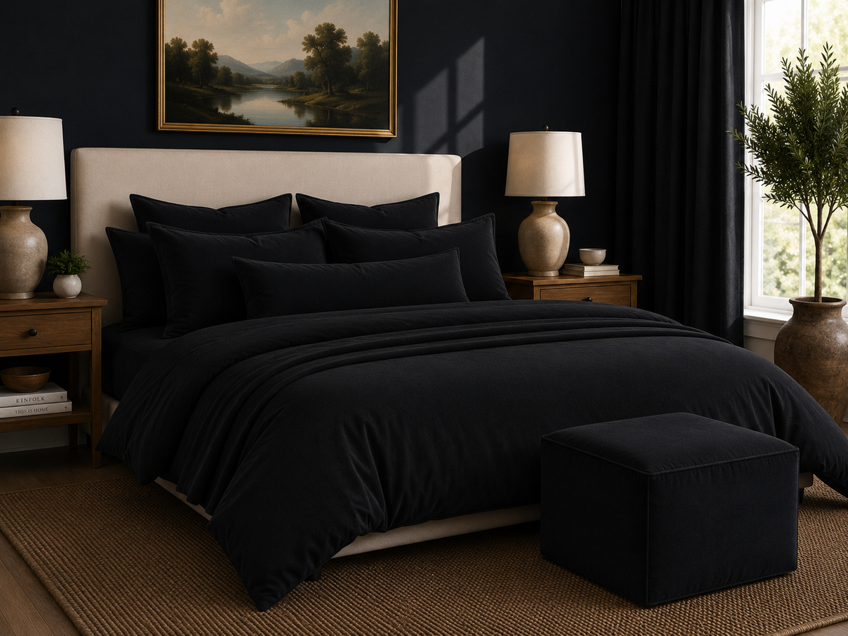 Black Velvet Home Accents