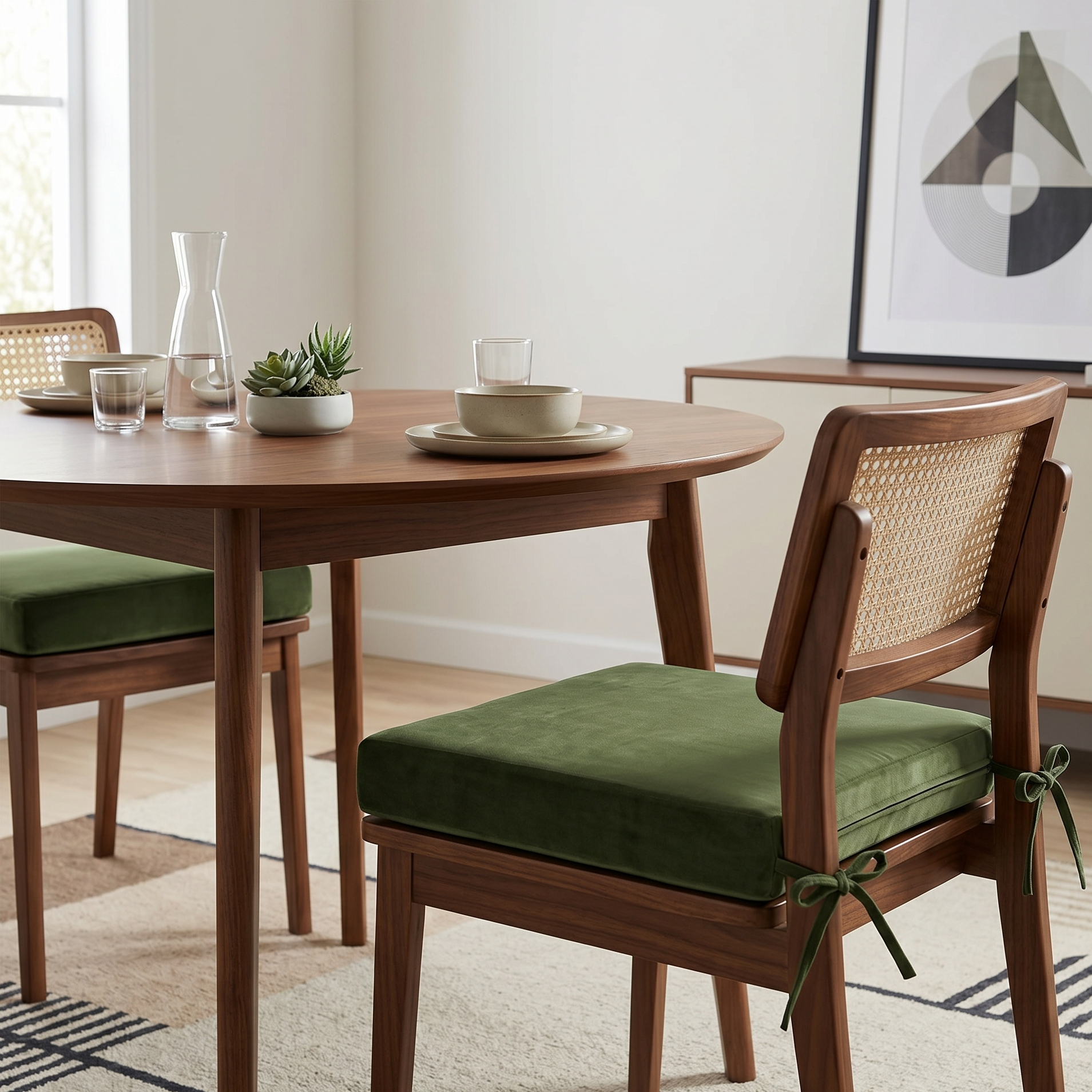 Velvet Seat Cushions