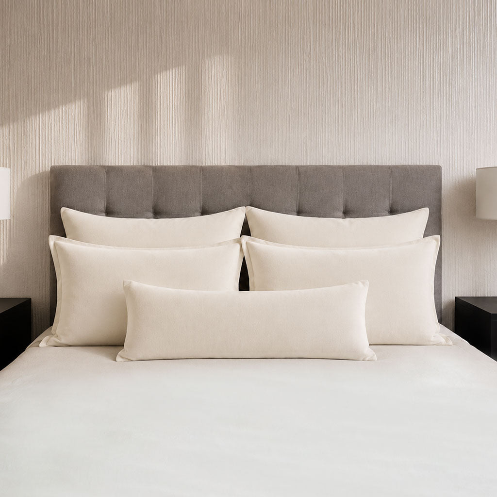 White Velvet Home Décor