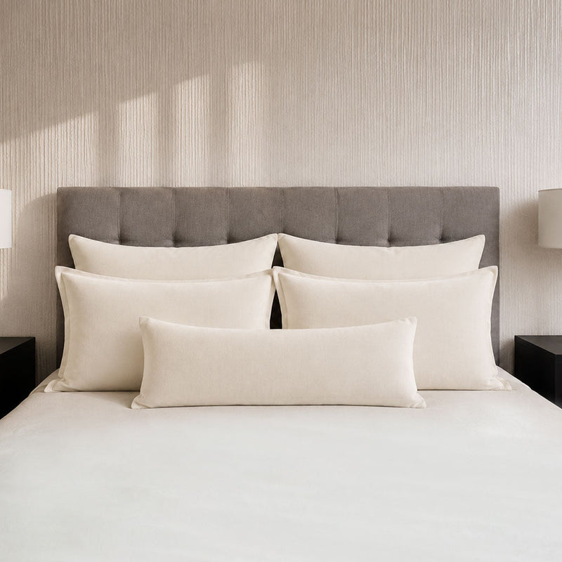 White Velvet Home Décor