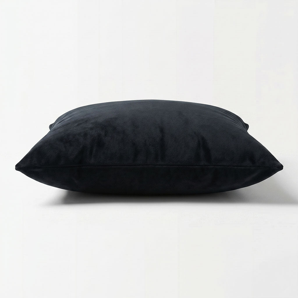 Black Velvet Throw Pillow