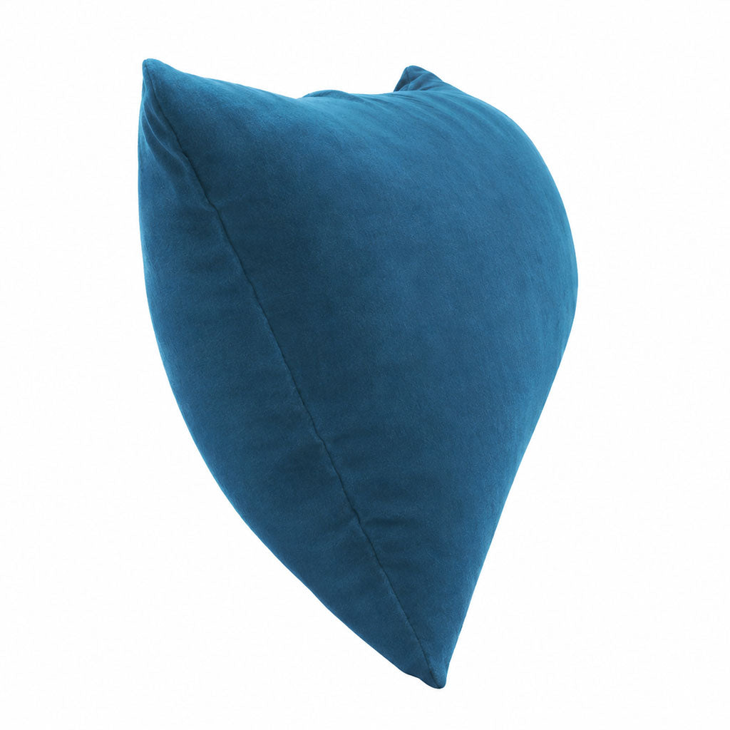 Blue Lagoon Velvet Lumbar Pillow