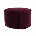 Burgundy Velvet Hi-Zafu Meditation Cushion