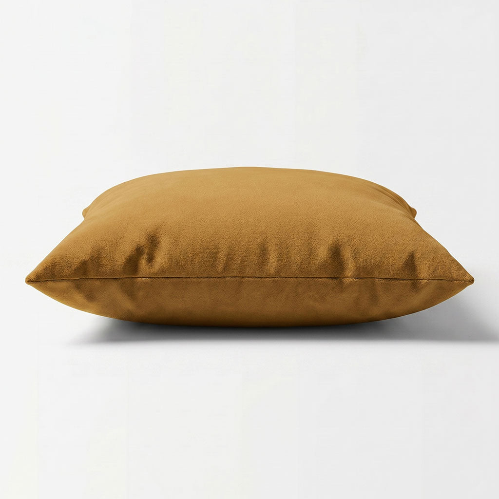 Butternut Velvet Throw Pillow