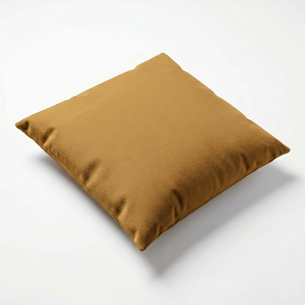 Butternut Velvet Throw Pillow