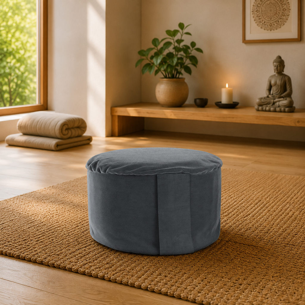 Cyclone Velvet Hi-Zafu Meditation Cushion