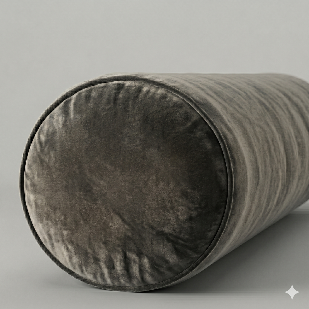 Cyclone Velvet Bolster Pillow