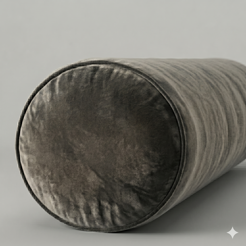 Cyclone Velvet Bolster Pillow