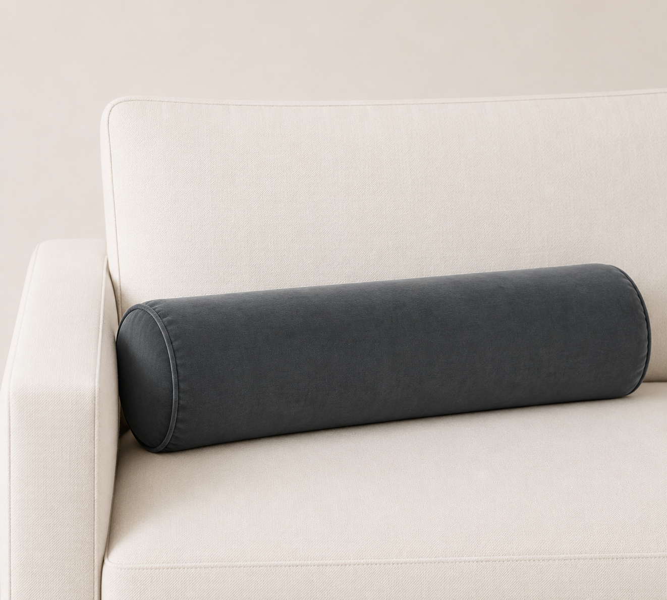 Cyclone Velvet Bolster Pillow