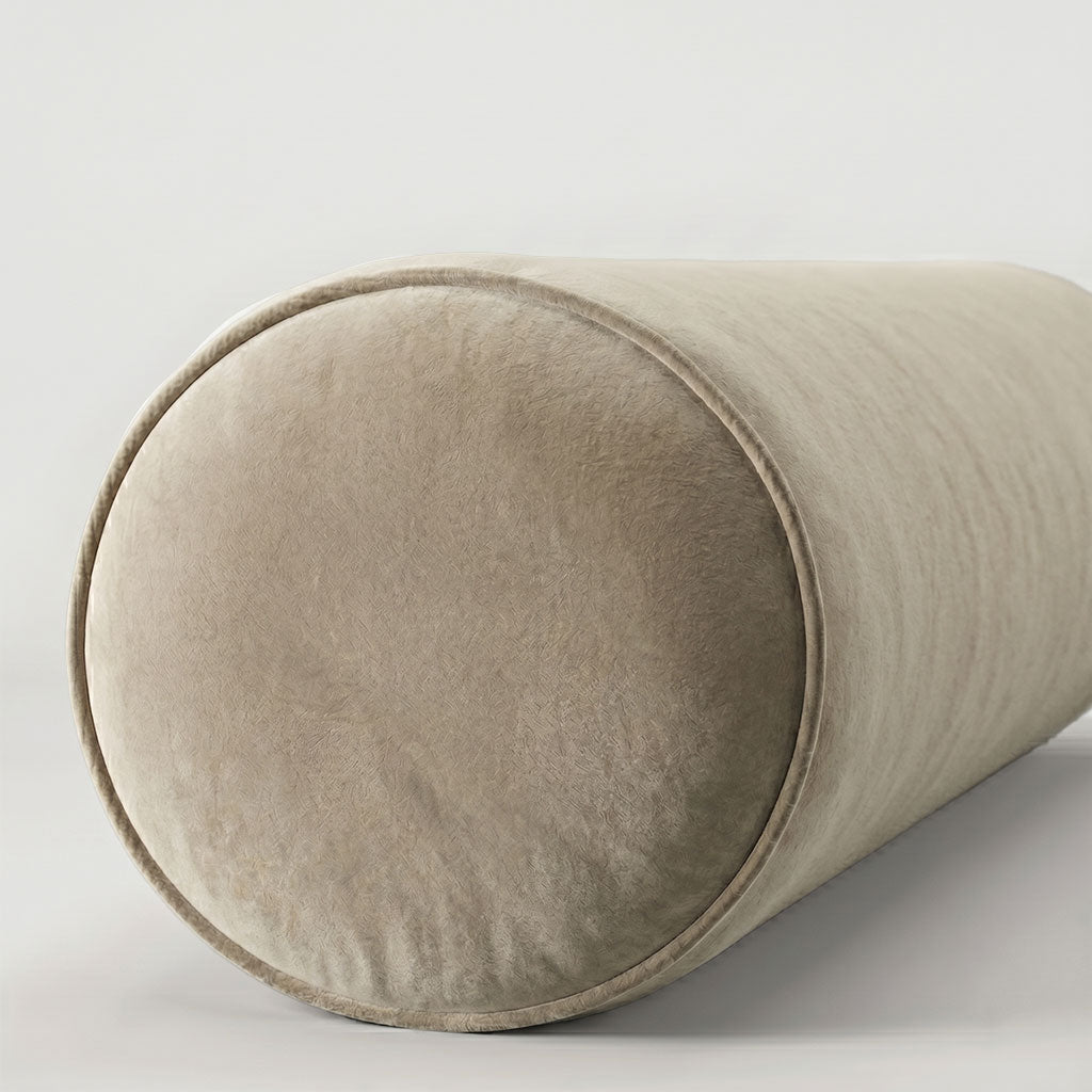 Driftwood Velvet Bolster Pillow