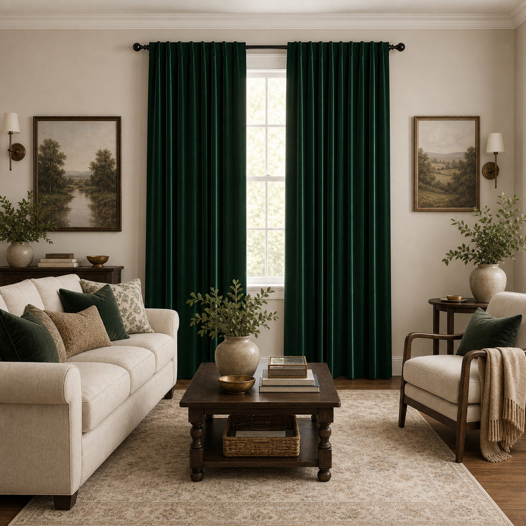 Elf Velvet Window Panels