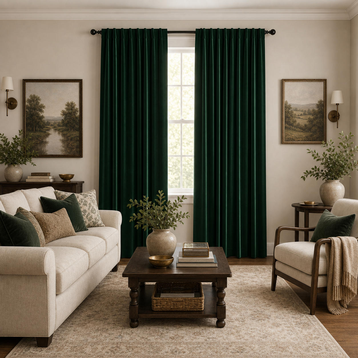 Elf Velvet Window Panels