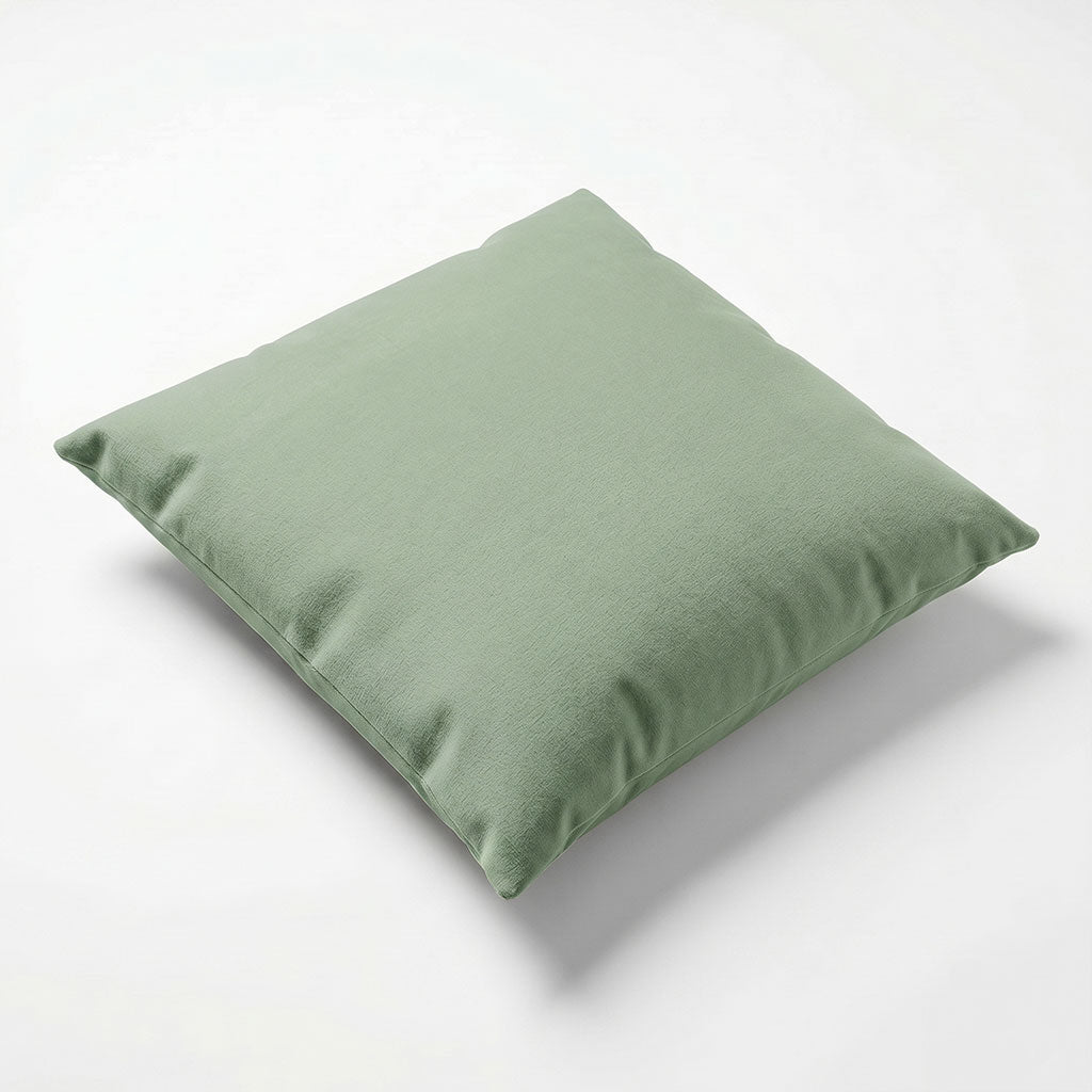 Velvet Throw Pillow in Eucalyptus