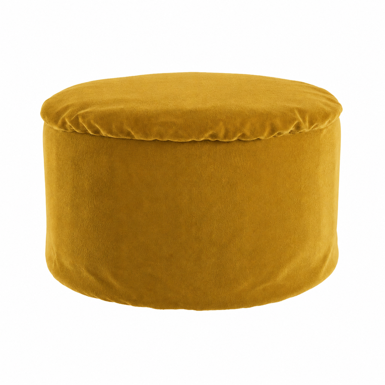 Gold Velvet Hi-Zafu Meditation Cushion