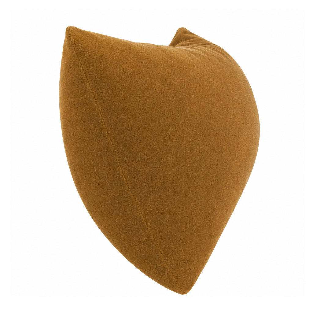 Gold Velvet Lumbar Pillow