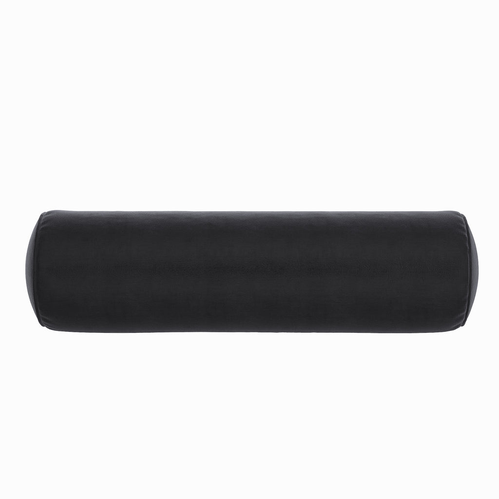 Graphite Velvet Bolster Pillow