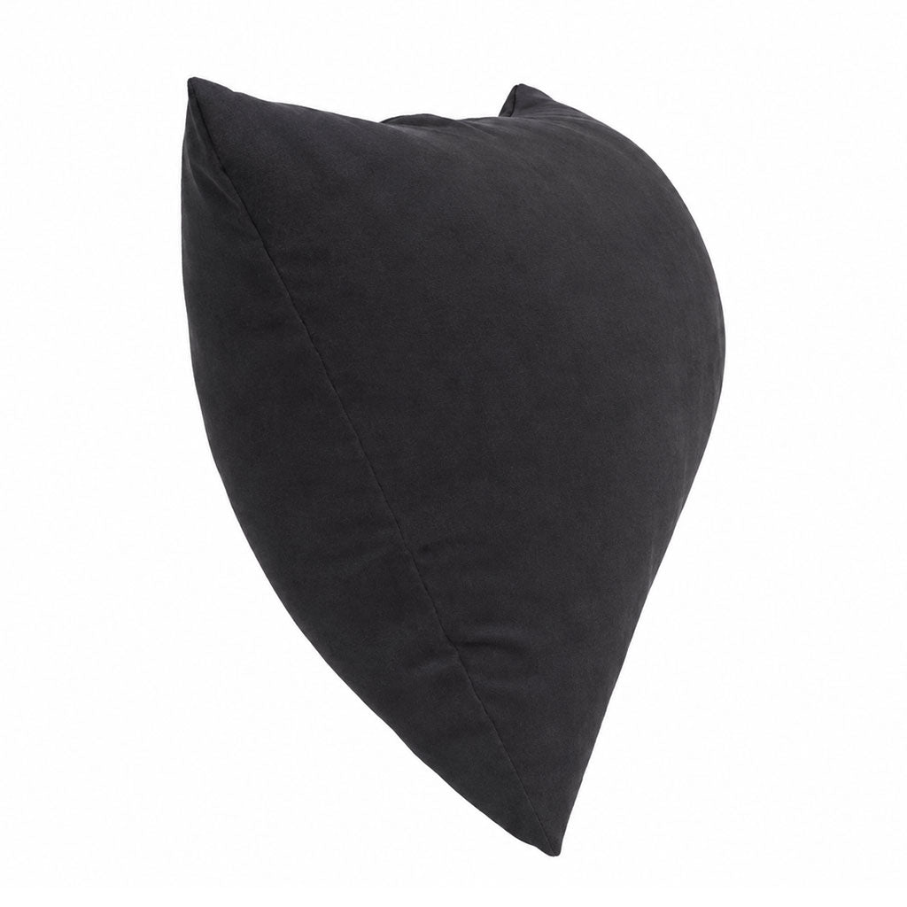 Graphite Velvet Lumbar Pillow