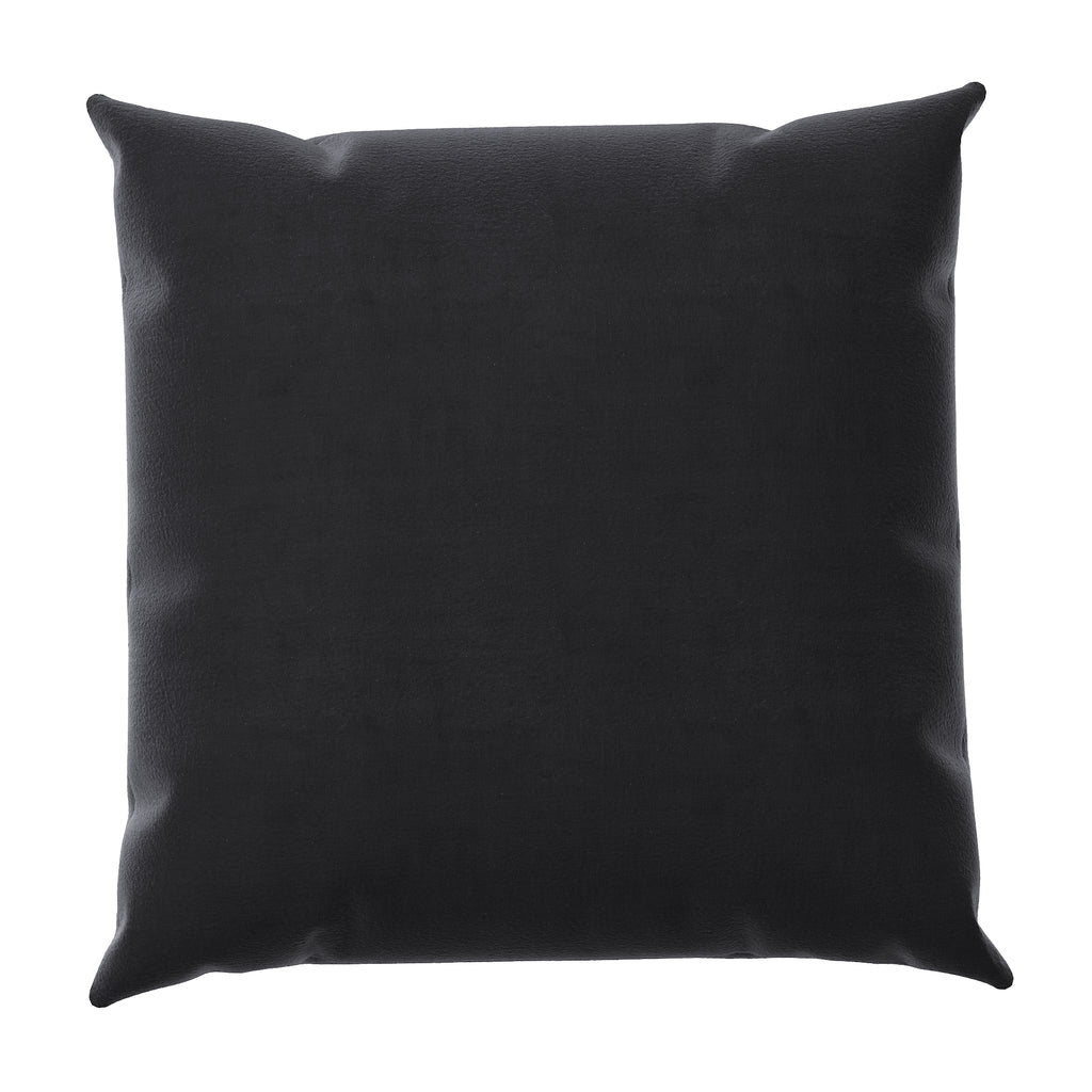 Graphite Velvet Throw Pillow