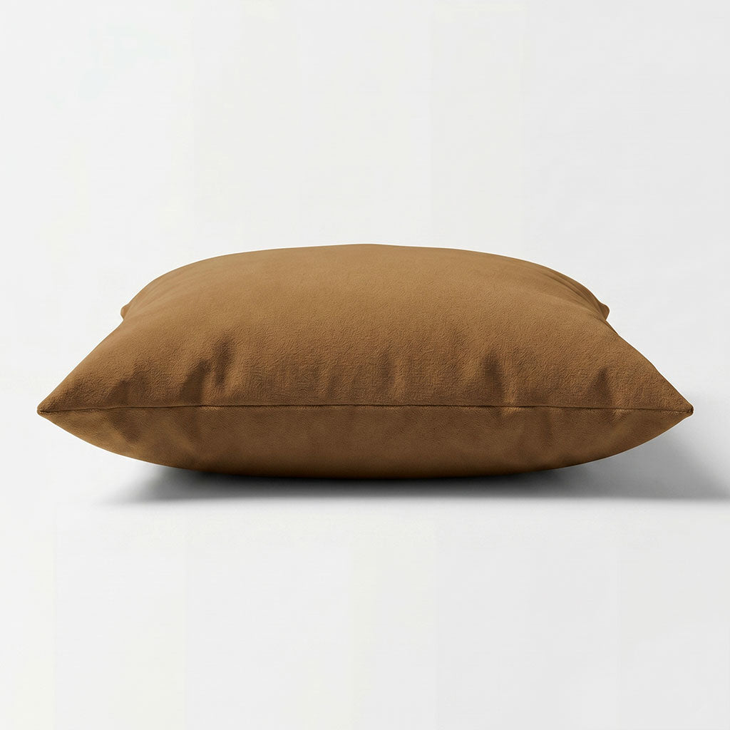 Honey Velvet Throw Pillow