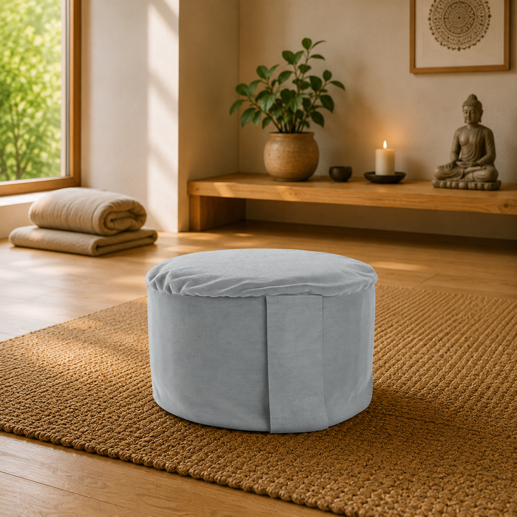 Mineral Velvet Hi-Zafu Meditation Cushion