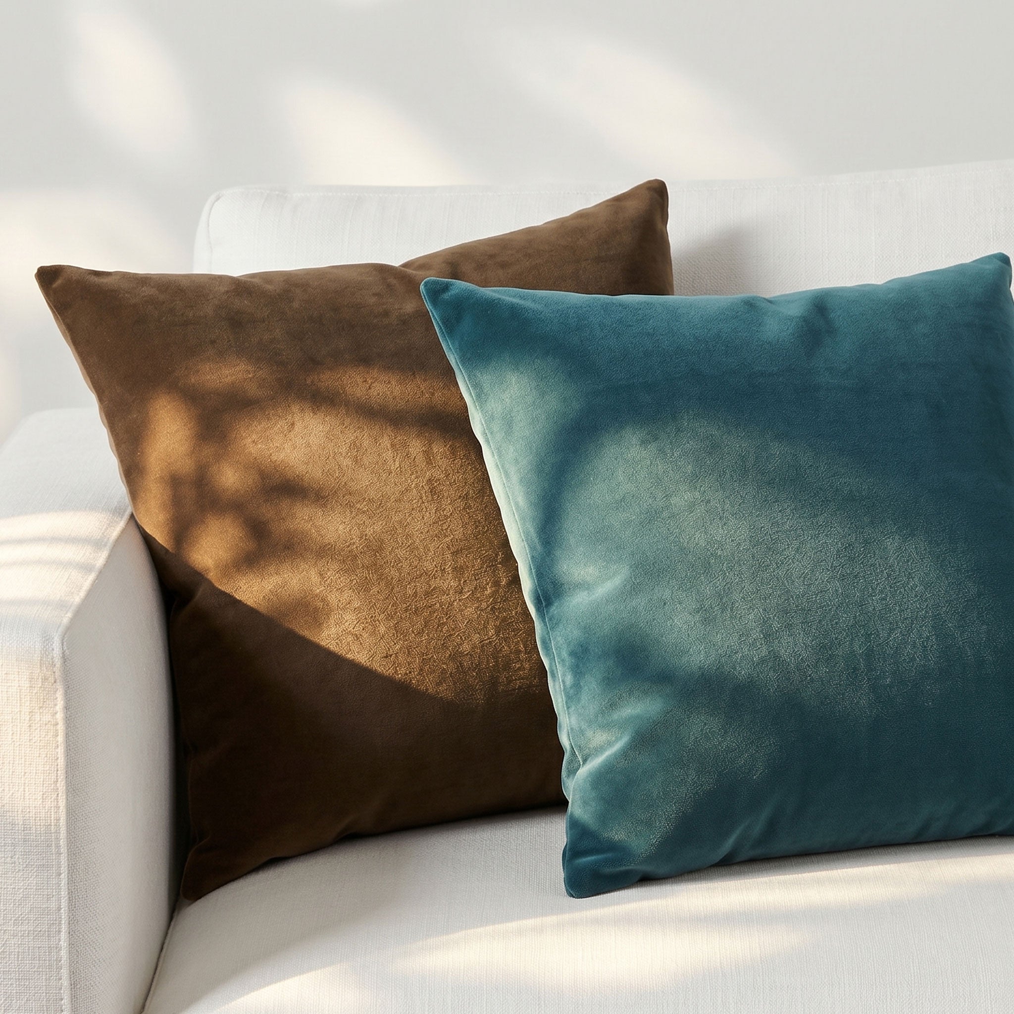 Mix of Velvet Throw Pillows