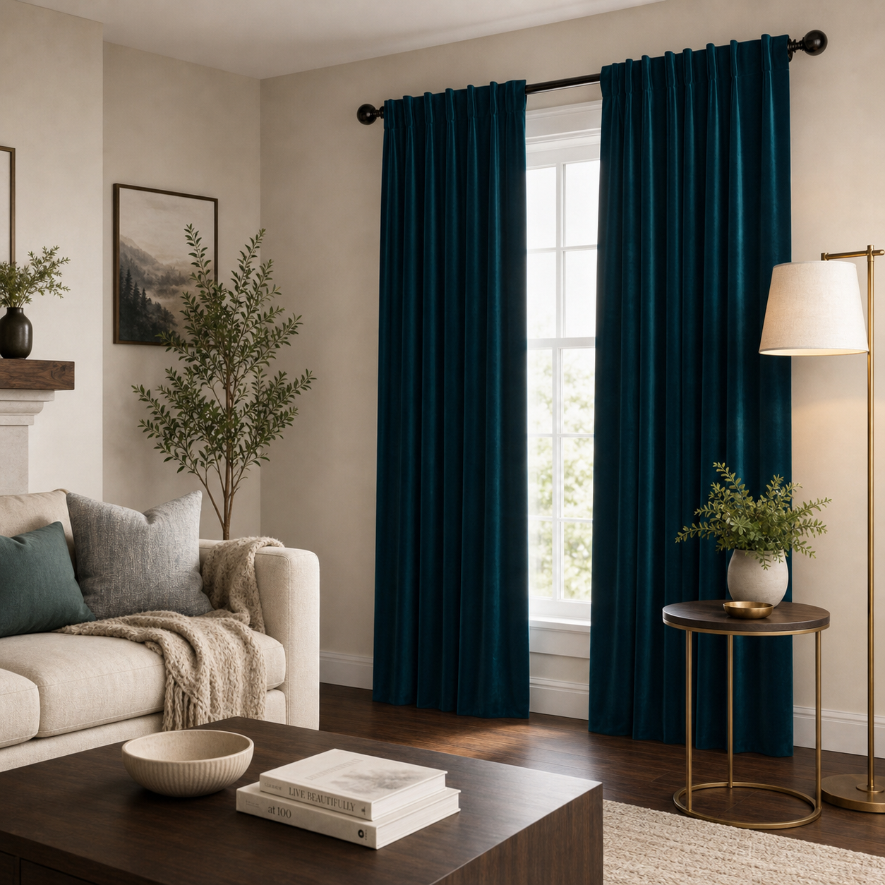 Pava Velvet Window Panels