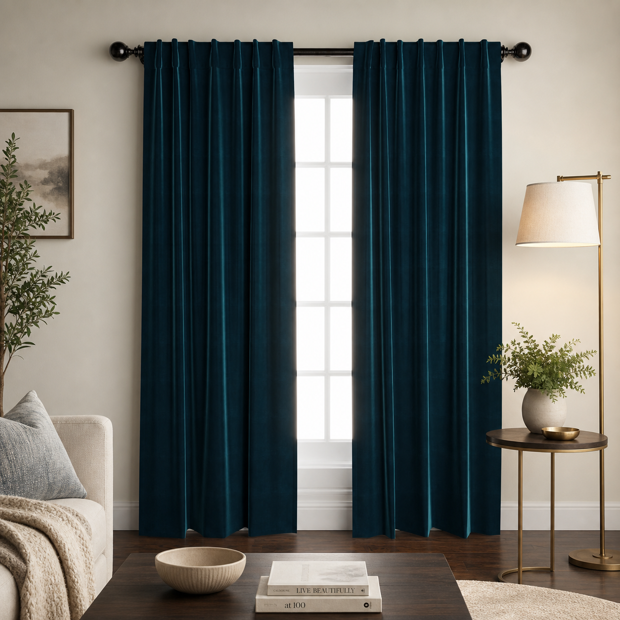 Pava Velvet Window Panels
