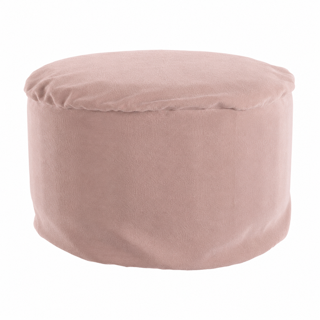 Rosewater Velvet Hi-Zafu Meditation Cushion
