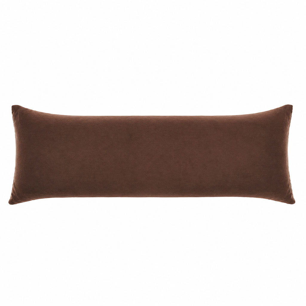 Praline Velvet Lumbar Pillow