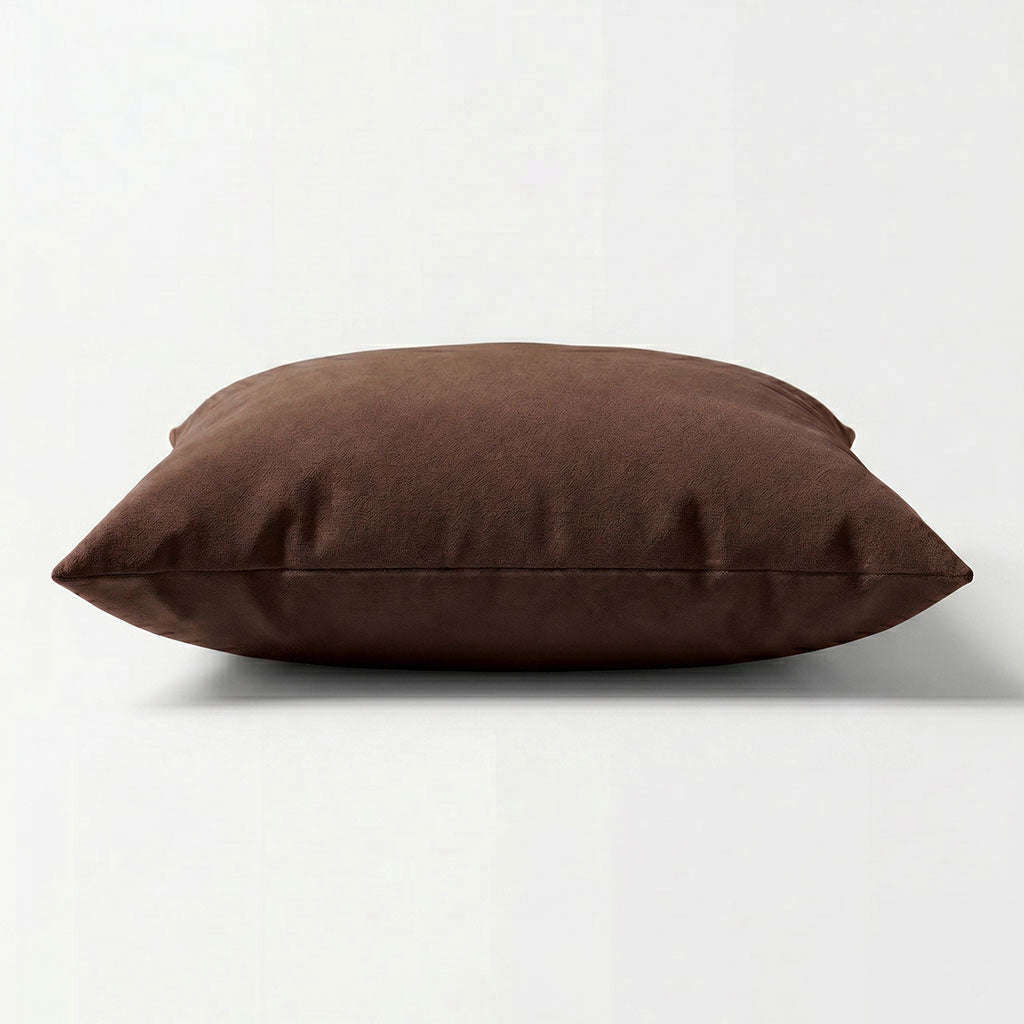 Praline Velvet Throw Pillow