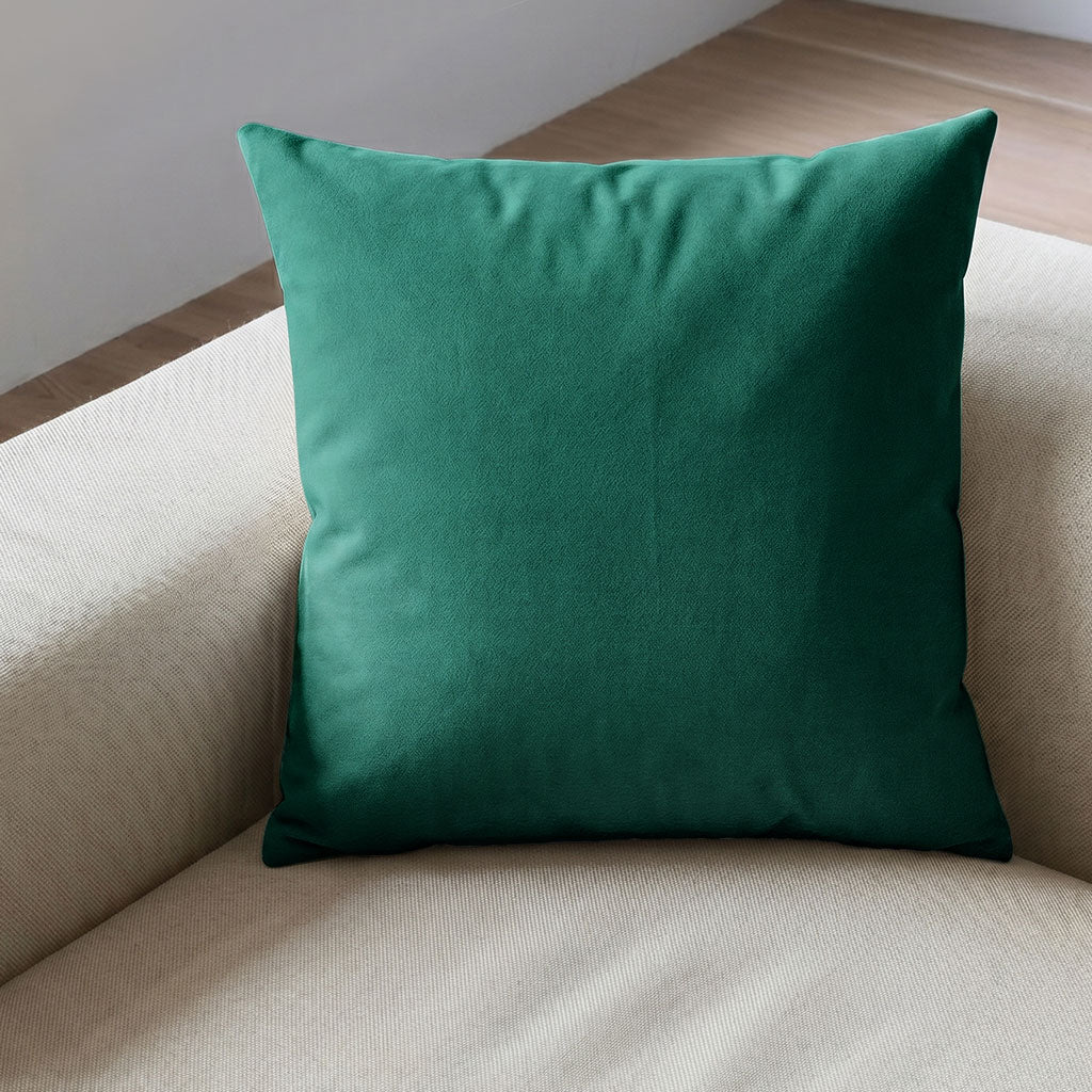 Rainforest Velvet Throw Pillow