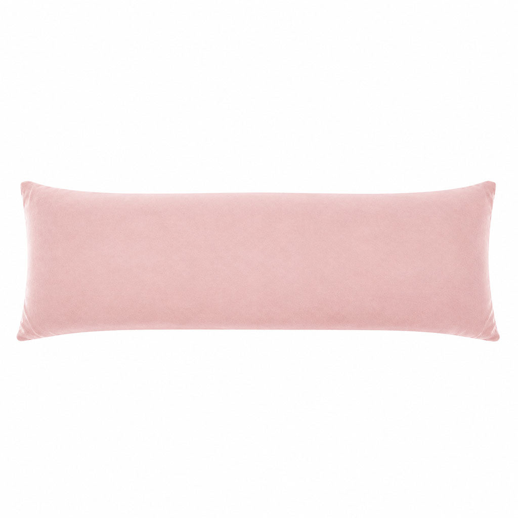 Rosewater Velvet Lumbar Pillow