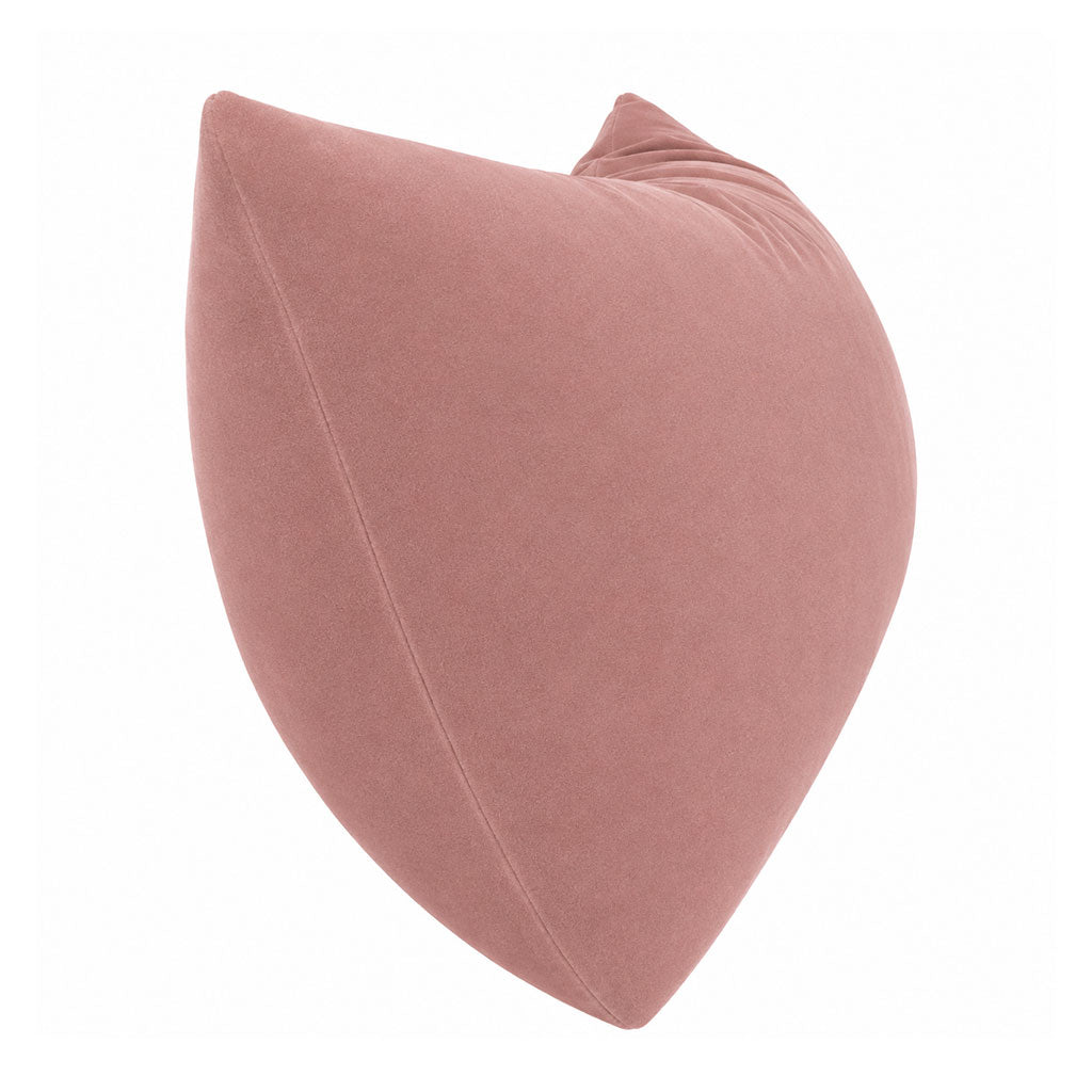 Rosewater Velvet Lumbar Pillow