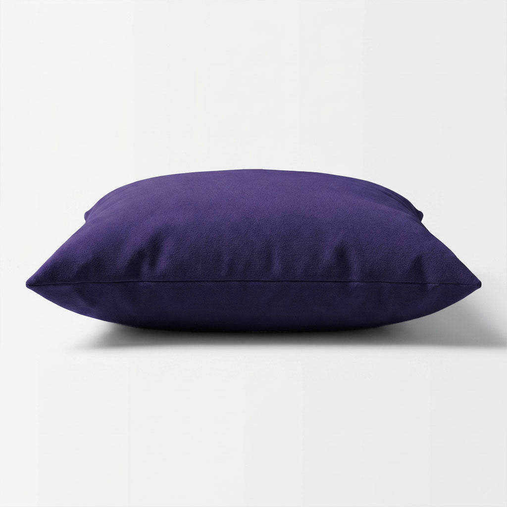 Velvet Throw Pillow in Royal Violet