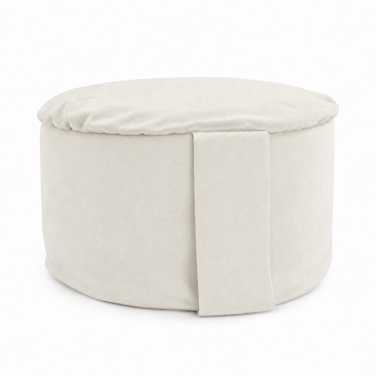 Snow Velvet Hi-Zafu Meditation Cushion