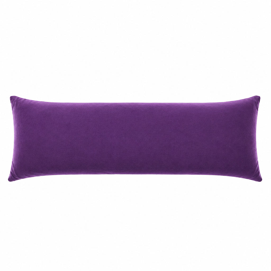 Velvet Lumbar Pillow in Sweet Berry