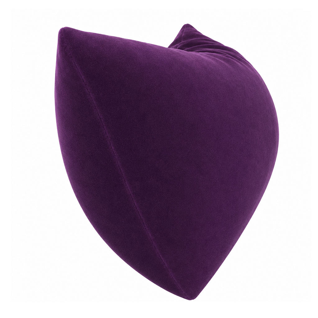 Velvet Lumbar Pillow in Sweet Berry