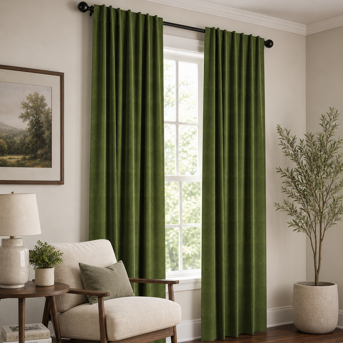 Vineyard Velvet Window Panels