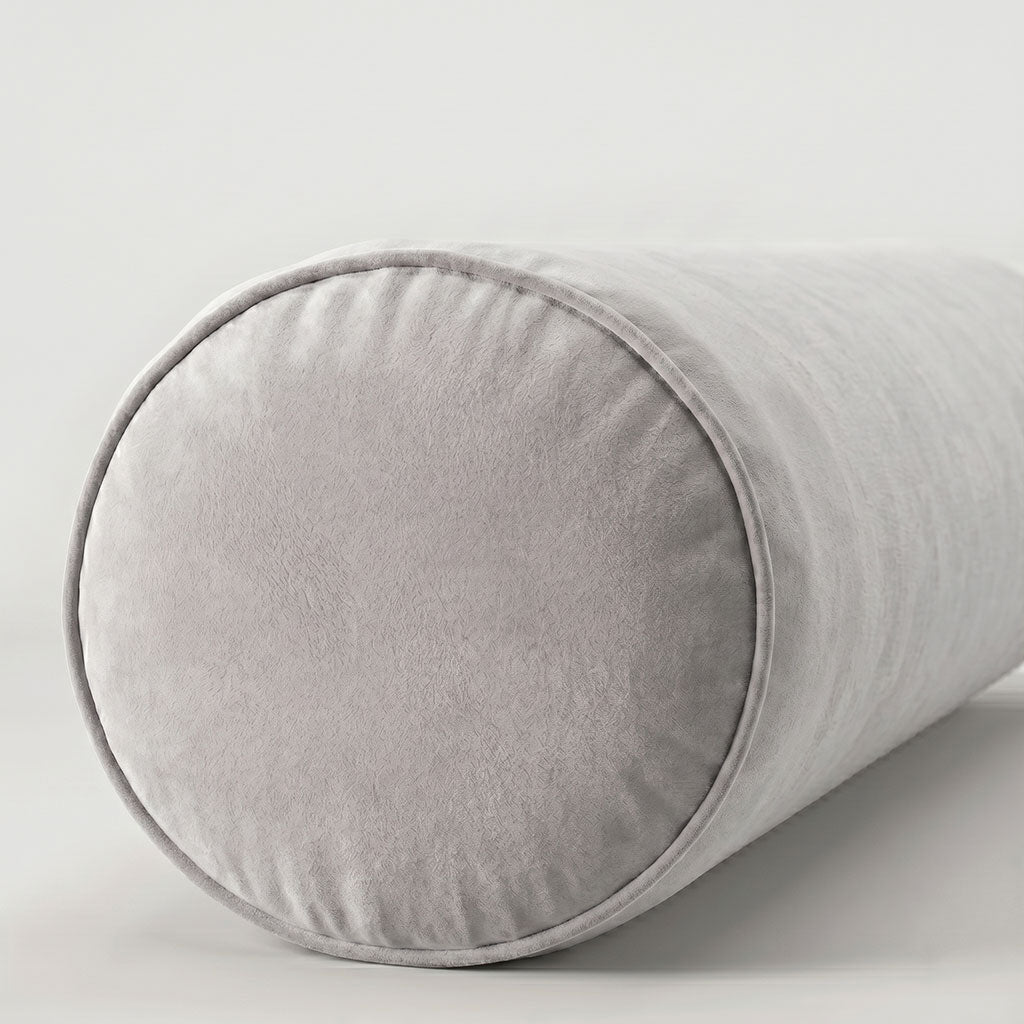 Zinc Velvet Bolster Pillow