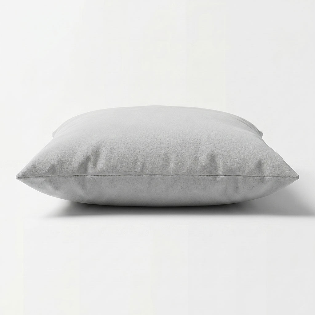 Zinc Velvet Throw Pillow