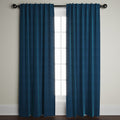 Blue Lagoon Velvet Window Panel