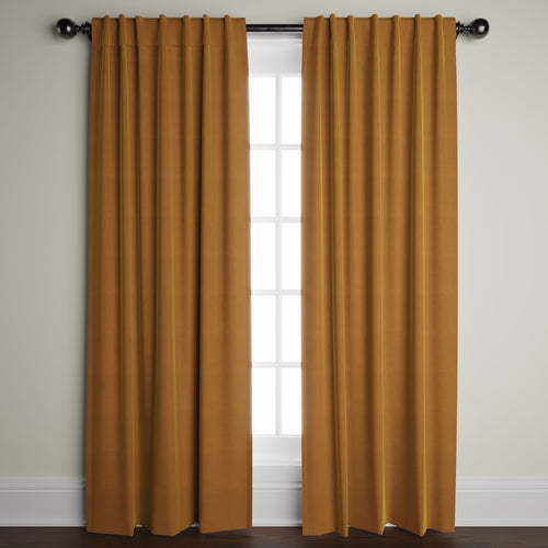 Velvet Window Panels in Buttemut