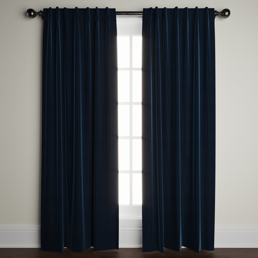 Velvet Window Panels in Harbar