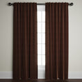Velvet Window Panels in Praline