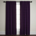 Velvet Window Panels in Sweet Berry