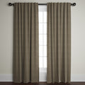 Velvet Window Panels in Taupe