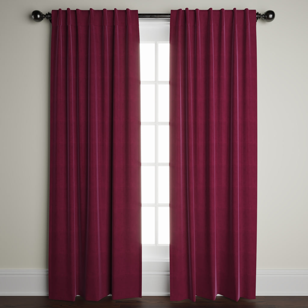Velvet Window Panels in Tremiere