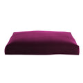 Burgundy Velvet Meditation Zabuton Cushion